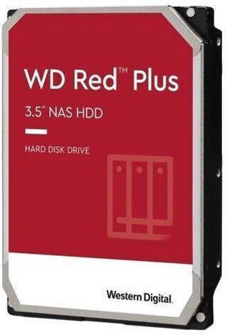 Western Digital Red Plus 3TB HDD Hard Drive 3.5" SATA III with 256MB Cache for Desktop / NAS