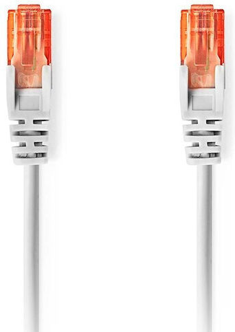 Nedis U/UTP Cat.6 (Gigabit) Καλώδιο Δικτύου Ethernet 15m Γκρι