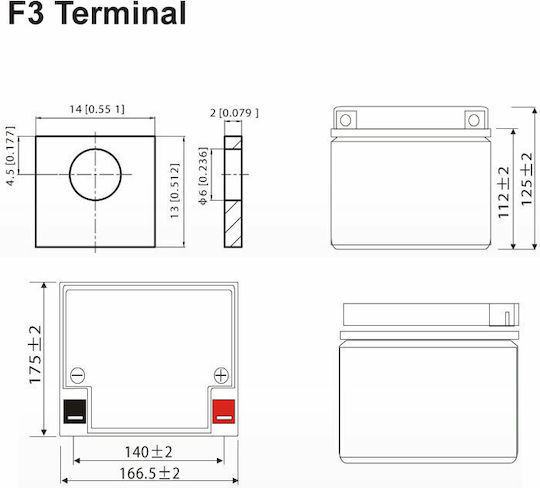 Ultracell UL 26-12 UPS Battery with Capacity 26Ah and Voltage 12V 1pcs