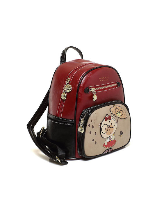 CreamBear Women's Bag Backpack Red