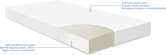 Kikka Boo Crib Mattress Extra Comfort Helicopter Blue 60cm x 120cm x 12cm