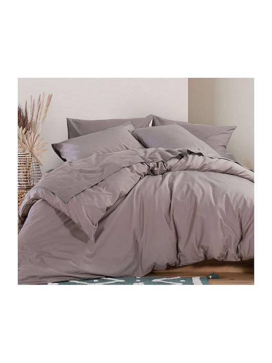 Nef-Nef Homeware Duvet Cover Cotton King 230x240 Basic-22 029298 Cream