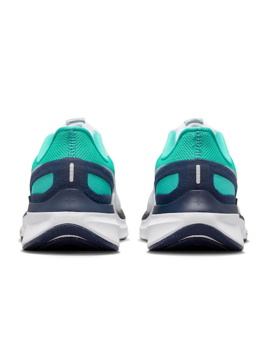 Nike Air Zoom Structure 25 Running White / Lt Smoke Grey / Clear Jade