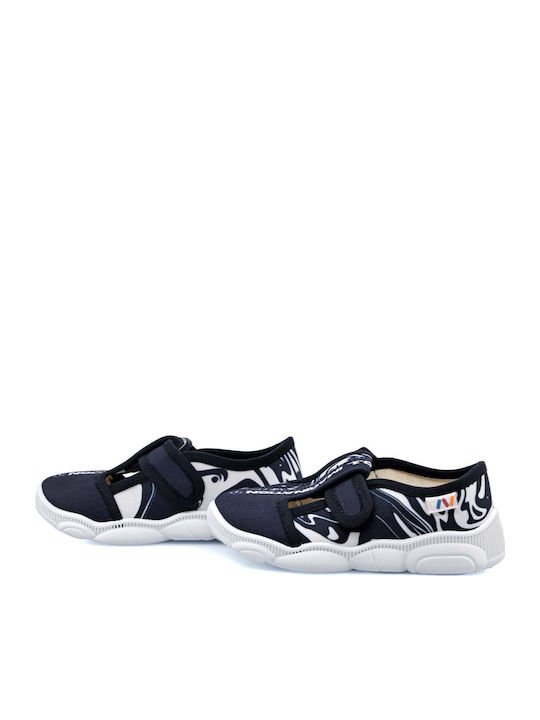 Kids Slippers Navy Blue