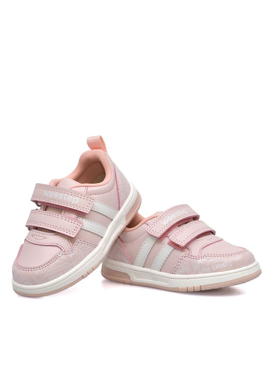 Weestep Kids Sneakers with Scratch Pink