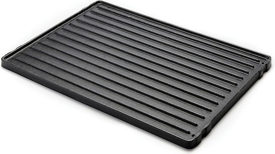 GrillPro Πλάκα Ψησίματος Διπλής Όψης με Μαντεμένια Λεία Επιφάνεια