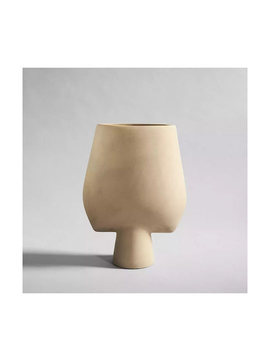 101 Copenhagen Decorative Vase Beige 33x16x43cm