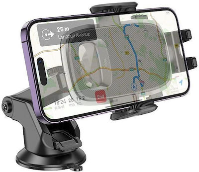 Hoco Mobile Phone Holder Car with Case Black