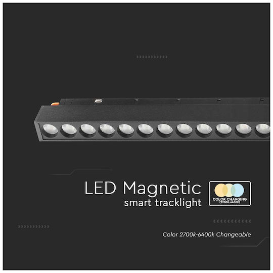 V-TAC LED Kommerzielle lineare Beleuchtung Leuchte Decke 20W Warm- bis Kaltweiß IP20