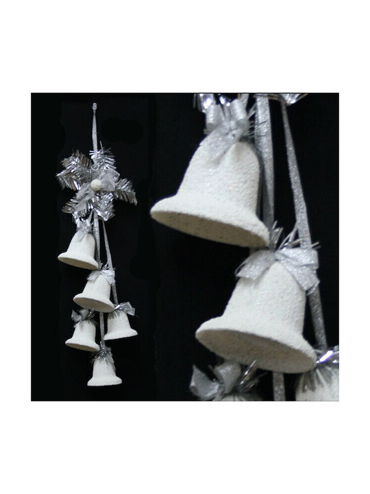 Hanging Bell Ornament White