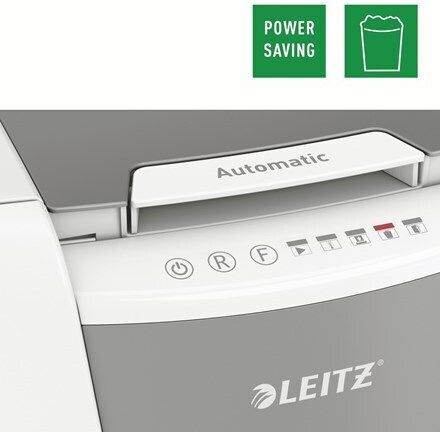 Leitz Aktevernichter IQ Querschnitt 8 Blätter mit Behälter 34Es