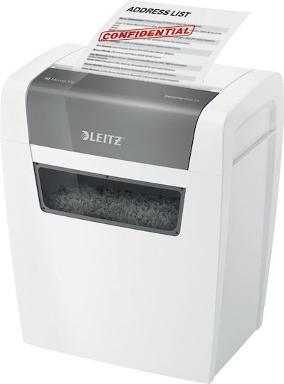 Leitz Καταστροφέας Εγγράφων Iq Home P4 6 Φύλλων με Κάδο 15lt