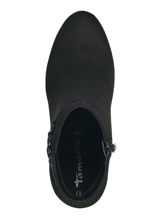 Women's Ankle Boots with High Heel Black