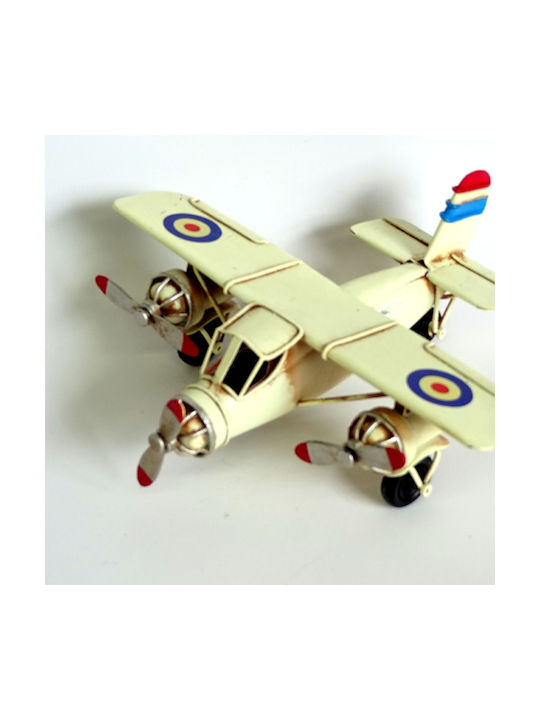 Vintage Metallic Miniature Airplane