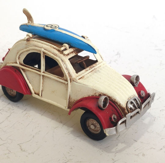 SP Souliotis Antique Decorative Miniature Car Metallic Surf 5cm