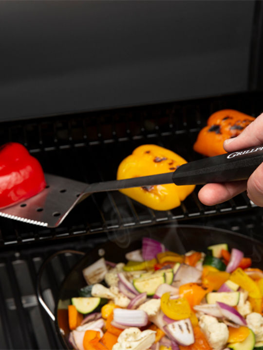 GrillPro Σετ 3 Εργαλείων BBQ με Πινέλο, Σπάτουλα και Τσιμπίδα
