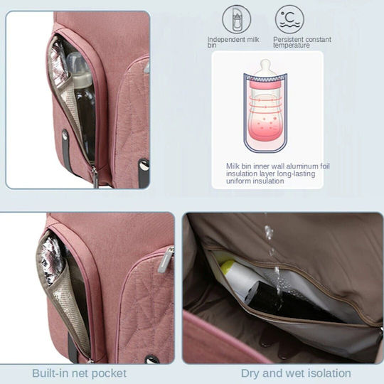Diaper/Crib Backpack Black