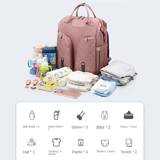 Diaper/Crib Backpack Black