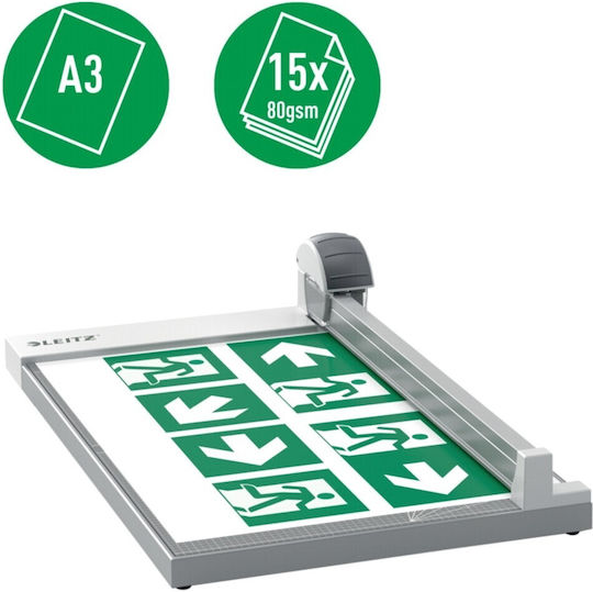 Leitz Büroschneidemaschine Trimmer Tischplatte 45.7cm für Blätter bis zu einer Größe von A3