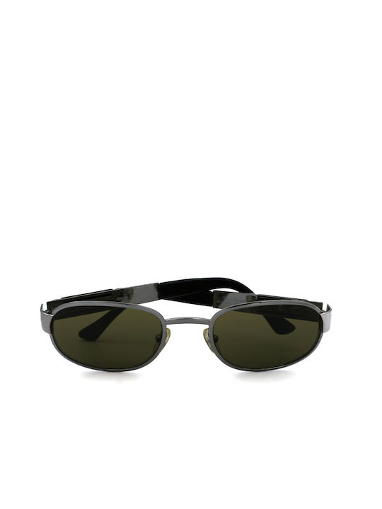 Renato Balestra Sunglasses with Silver Metal Frame and Green Mirror Lens RB105/12/50-20-135