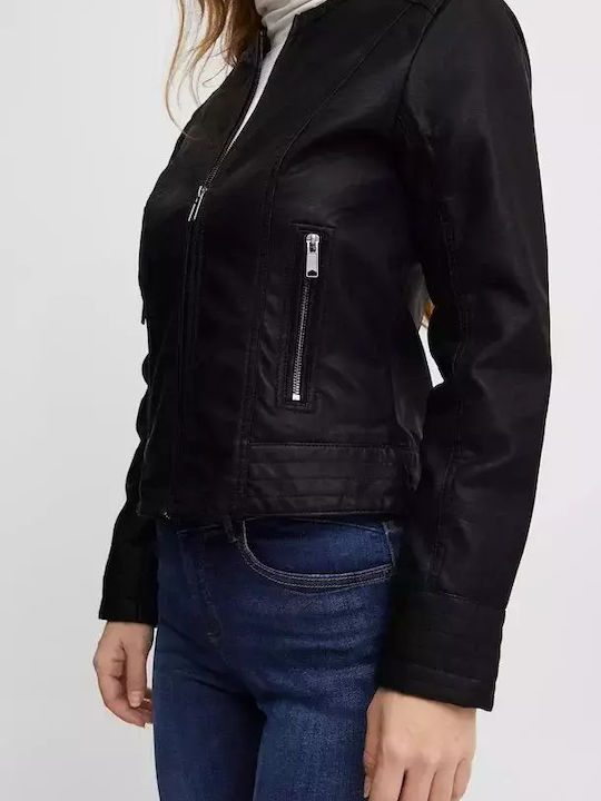 Damen Bikerjacke Black.