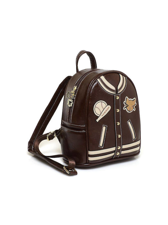 Sammao Women's Bag Backpack Brown