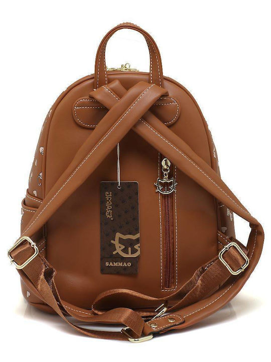 Sammao Women's Bag Backpack Brown