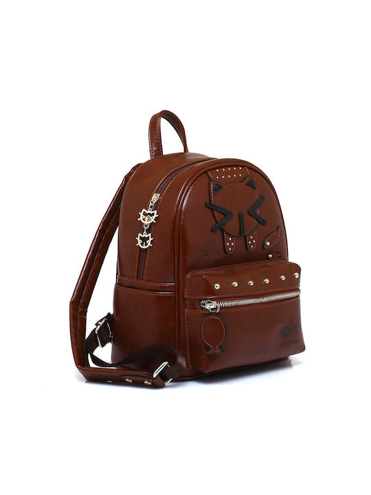 Sammao Women's Bag Backpack Brown