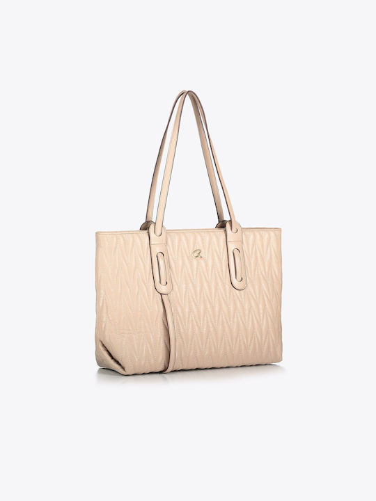 Axel Damen Tasche Schulter Beige