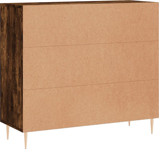 Μπουφές mit Spiegel Braun 90x34x80cm