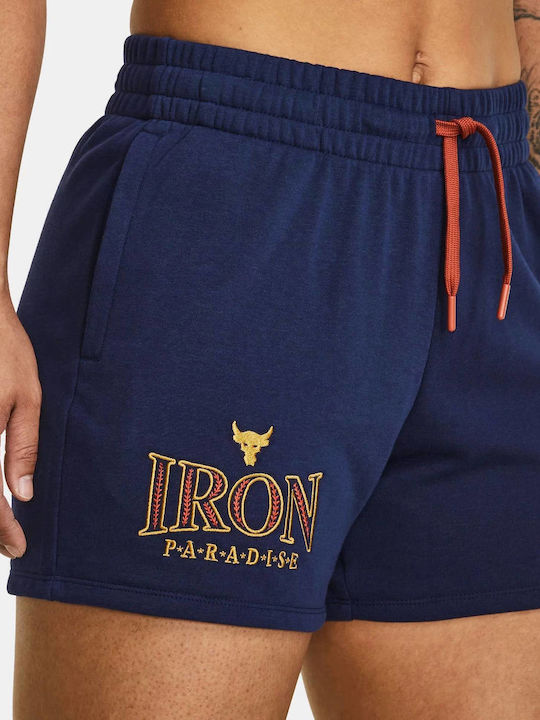Project Rock Femei Prosop Pantaloni scurți Pantaloni scurți Albastru marin