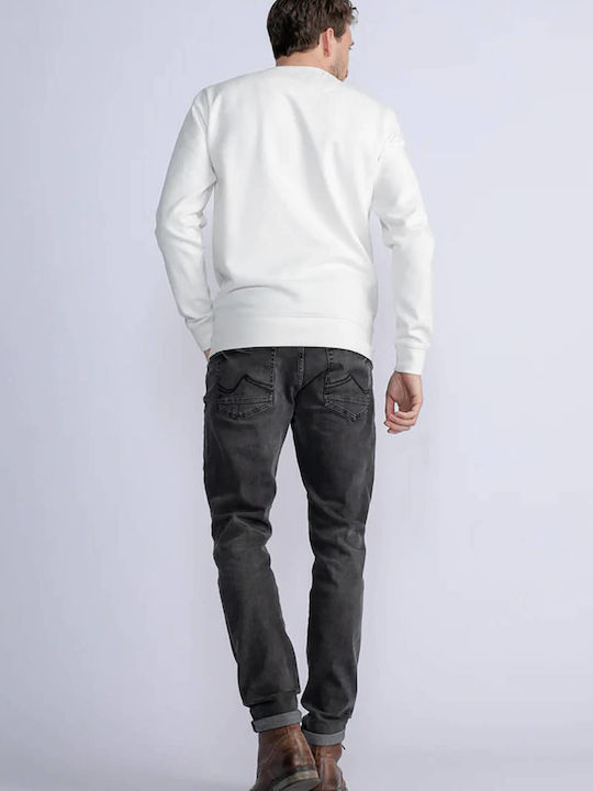 Sweatshirt with Hood White