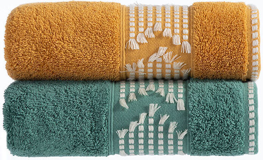 Nef-Nef Homeware Προσώπου Creative 50x90εκ. Green Βάρους 520gr/m²