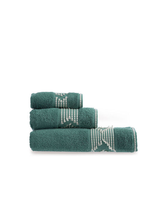 Nef-Nef Homeware 3pc Bath Towel Set Creative 034496 Yellow Weight 520gr/m²