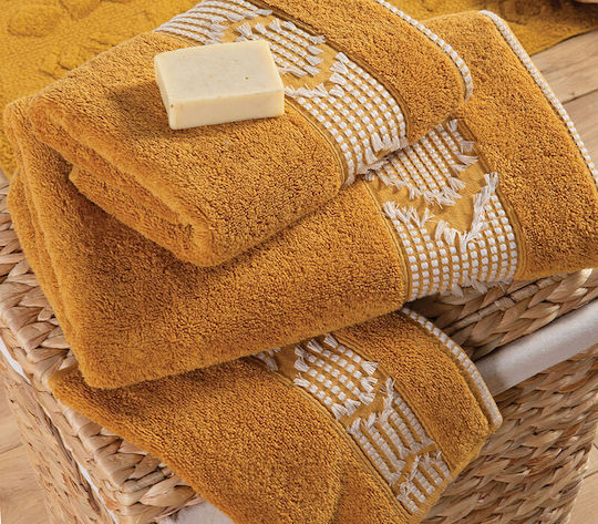 Nef-Nef Homeware Facecloth Creative 50x90cm Green Weight 520gr/m²