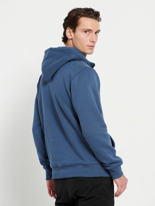 Sweatshirt with Hood Blue