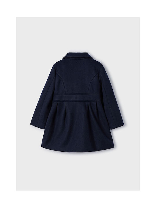 Mayoral Coat Navy Blue with Ηood