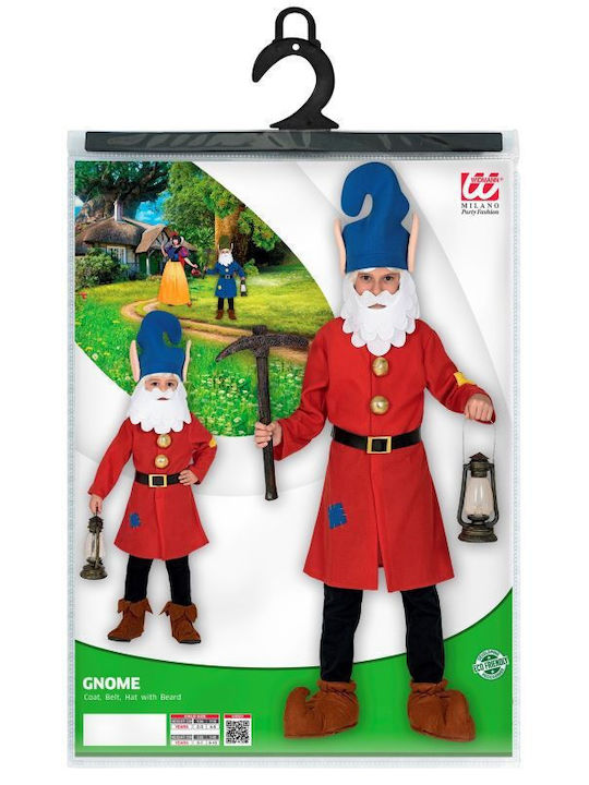Kids Christmas Costume Goblin Kids Dwarf Red Costume Red