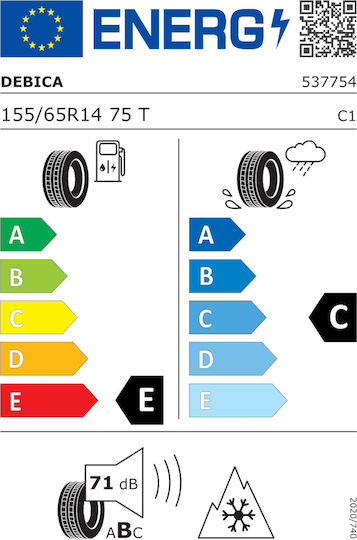 Debica Frigo 2 155/65R14 75T Winter Tire Car