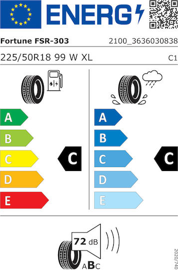 Fortune Fsr-303 225/50R18 99Електронна търговия Летни гуми Гума Колa