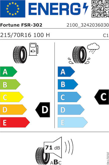 Fortune Fsr-302 215/70R16 100H Anvelopă Auto De Vară