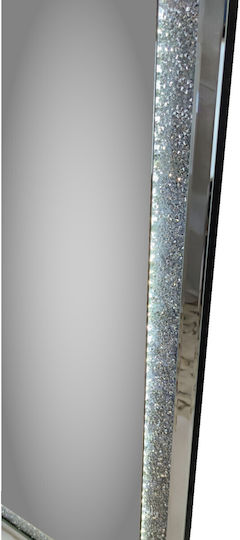 Epiplo-Fos Oglindă Cu Cadru Metalic Și Iluminare LED 180x60cm