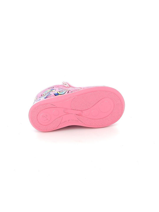 Adam's Shoes Girls Closed-Toe Bootie Slippers Pink