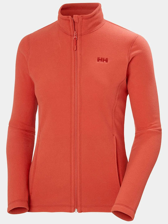 Daybreaker Fleece Γυναικεία Ζακέτα σε Κόκκινο Χρώμα