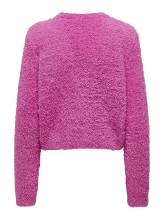 Only Short Women's Knitted Cardigan Pink