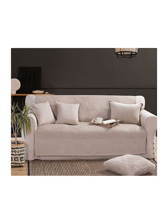 Nef-Nef Homeware Remington Ριχτάρι Πολυθρόνας Ζακάρ 170x180εκ. Anthracite
