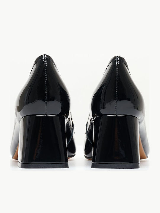 Foe Pumps mit Riemchen Schwarz