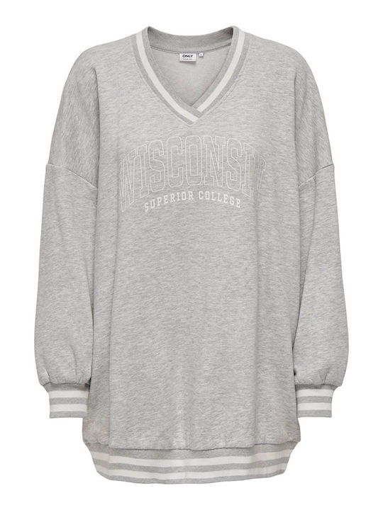 Only Women's Long Sweatshirt Gray