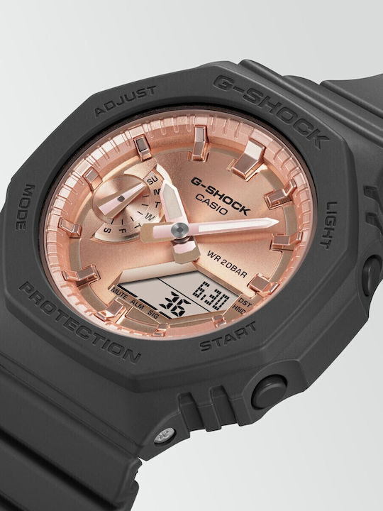 Casio G-shock Men's Watch 26.1mm Battery with Black Rubber Strap