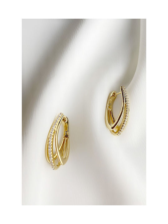 DOT Earrings Gold Plated